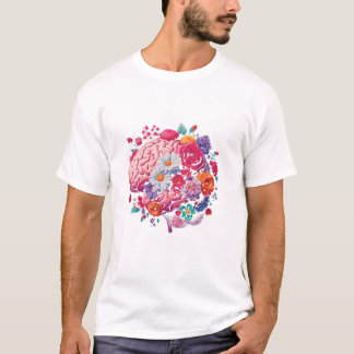 The Stigma Floral Brain T-Shirt