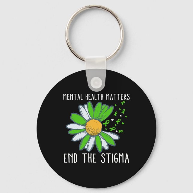 The Stigma Mental Health Awareness 1  Keychain (Front)