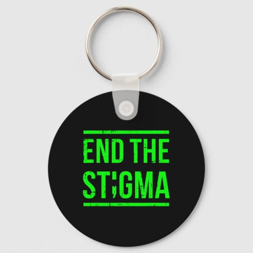 The Stigma Mental Health Awareness Warrior Counsel Keychain
