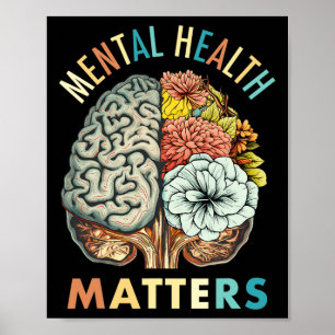 The Stigma Mental Health Problems Mental Awareness Poster