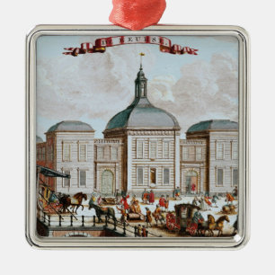 The Stock Exchange, Amsterdam, 1743 Metal Ornament