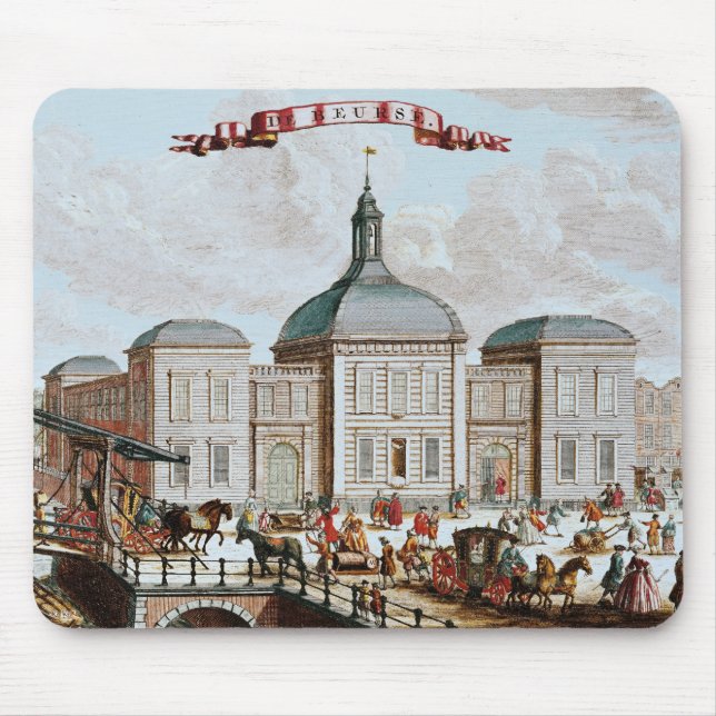 The Stock Exchange, Amsterdam, 1743 Mouse Pad (Front)