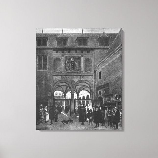 The Stock exchange in Amsterdam Canvas Print (Front)