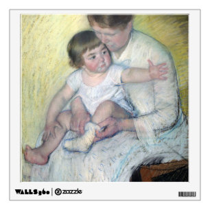 The Stocking, Mary Cassatt Wall Decal