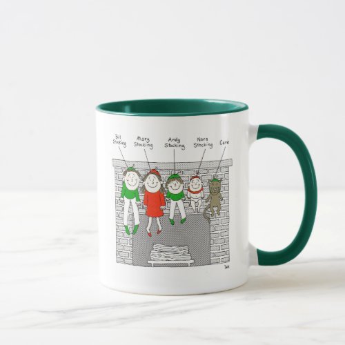 The Stockings Were Hung By The Chimney With Care Mug