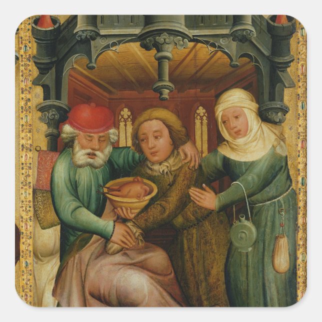 The Stolen Blessing from the High Altar Square Sticker (Front)