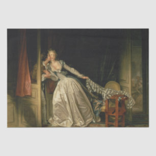 The Stolen Kiss by Jean-Honore Fragonard Tissue Paper