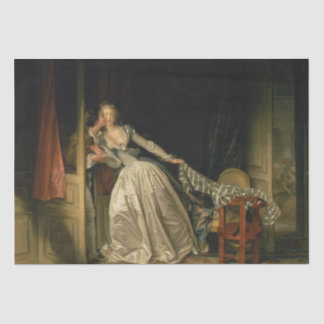 The Stolen Kiss by Jean-Honore Fragonard Tissue Paper