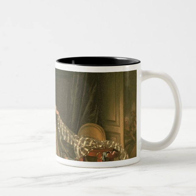 The Stolen Kiss, c.1788 Two-Tone Coffee Mug (Right)