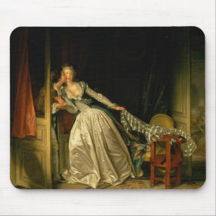 The Stolen Kiss Fragonard Mouse Pad