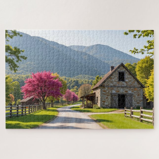 The Stone Barn Jigsaw Puzzle (Horizontal)