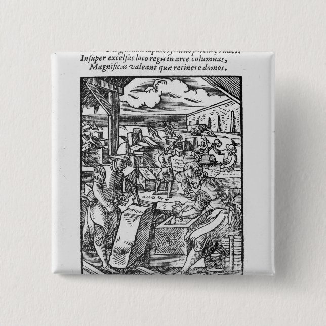 The stone-cutter button (Front)