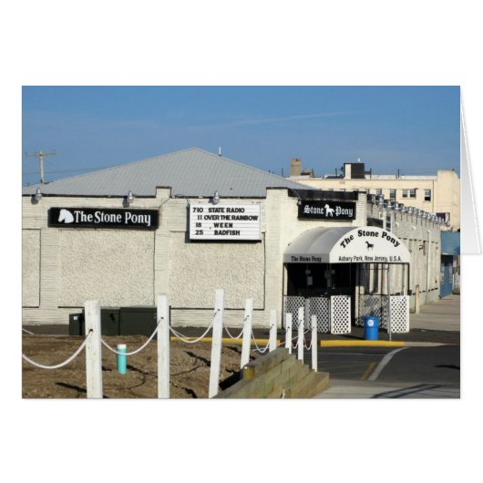 The Stone Pony Cards (Front Horizontal)