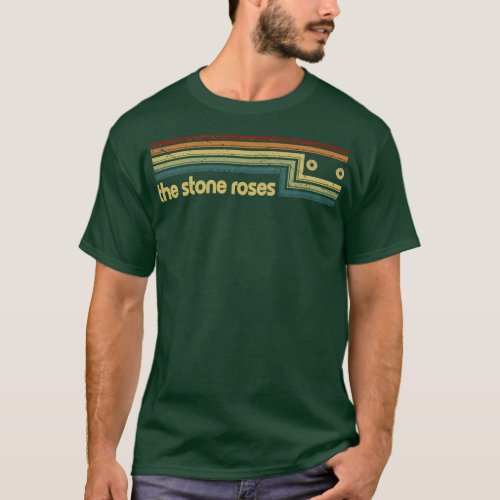 The Stone Roses Cassette Stripes TShirt