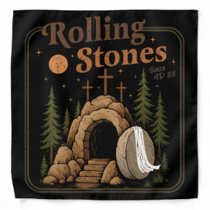 The Stone Was Rolled Away He Is Alive Easter Bandana