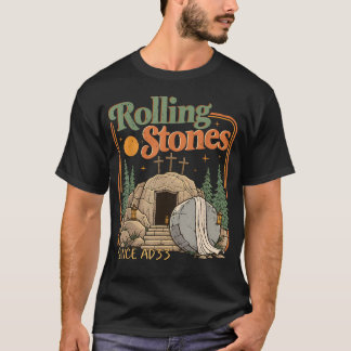 The Stone Was Rolled Away He Is Alive Retro T-Shirt
