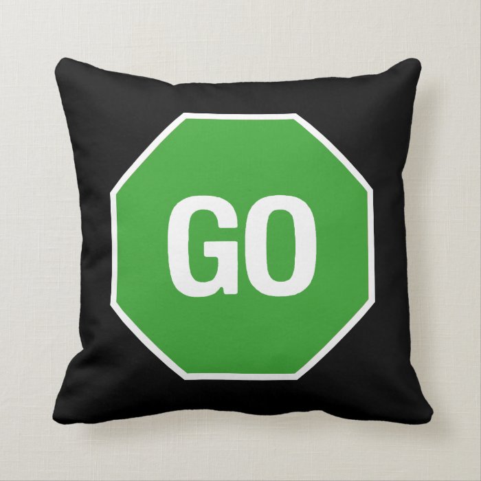 The Stop Go Pillow