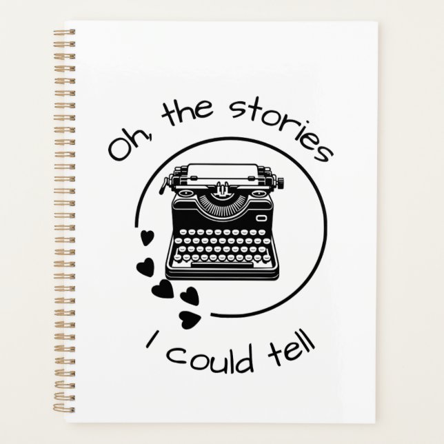 The Stories I Could Tell Planner (Front)
