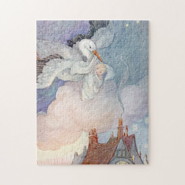 The Stork by Anne Anderson Jigsaw Puzzle (Vertical)