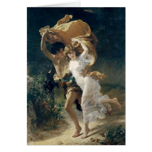 The Storm by Pierre Auguste Cot Cards (Front)