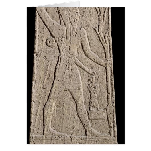 The storm-god Baal with a thunderbolt (Front)