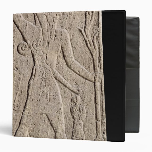 The storm-god Baal with a thunderbolt 3 Ring Binder (Front/Inside)