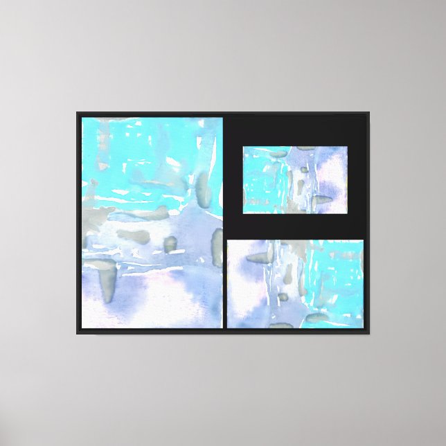 The Storm in Threes Canvas Print (Front)