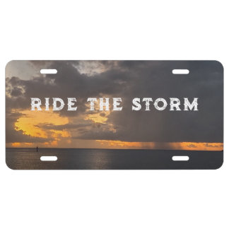 The Storm License Plate