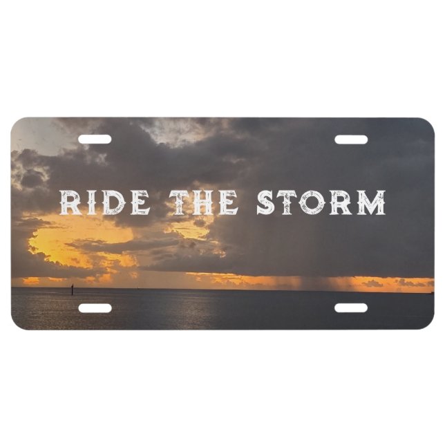 The Storm License Plate (Front)