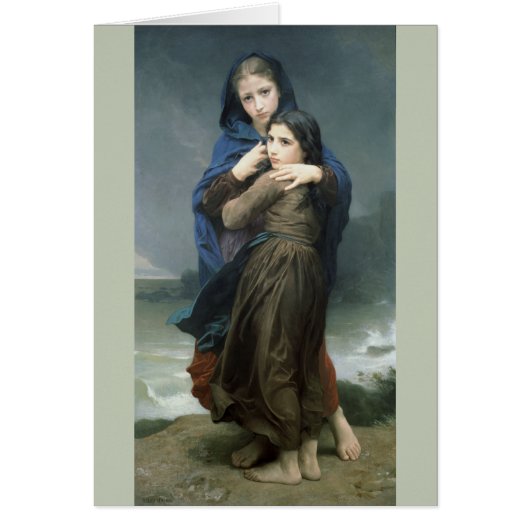 The Storm (L'Orage) by Bouguereau Cards (Front)