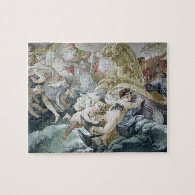 The Storm Miraculously Calmed on Contact with the Jigsaw Puzzle (Horizontal)