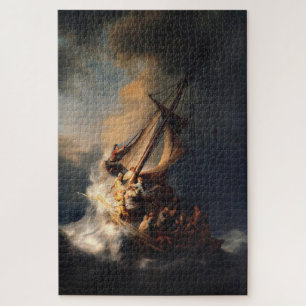 The Storm on the Sea of Galilee by Rembrandt Jigsaw Puzzle