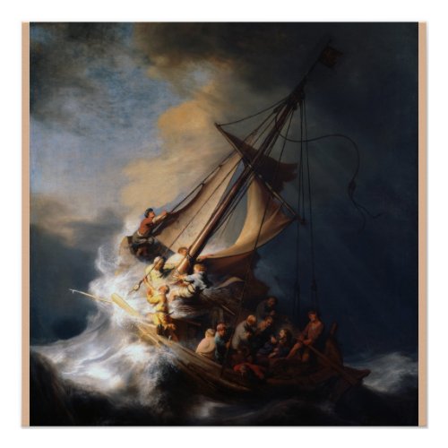 The Storm on the Sea of Galilee Poster