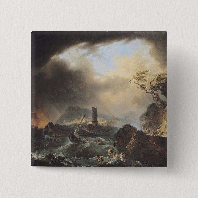 The Storm Pinback Button (Front)