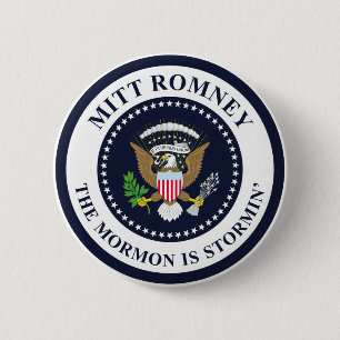 The Stormin' Mormon Pinback Button