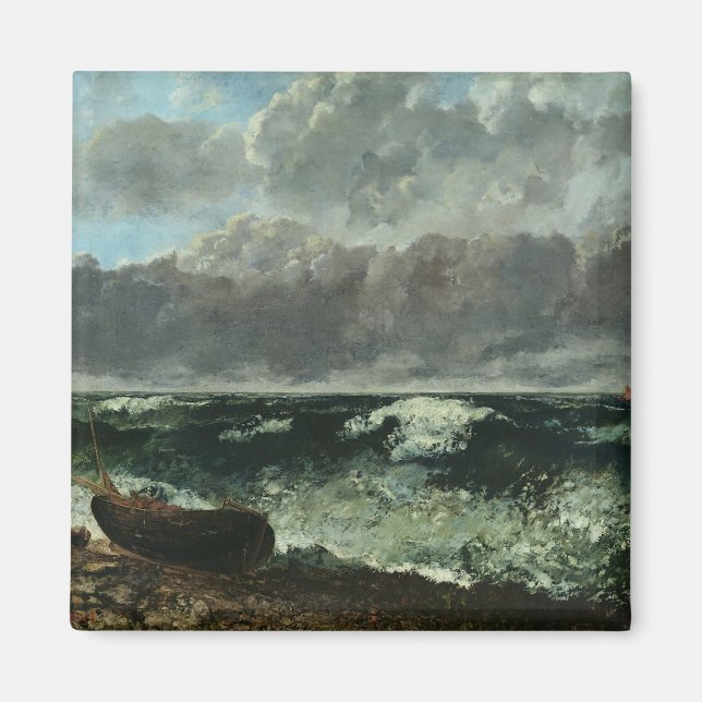 The Stormy Sea or, The Wave, 1870 Magnet (Front)