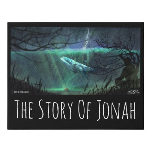 The Story of Jonah Faux Canvas Print