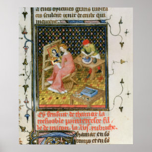 The Story of Thamyris, from `De Claris Poster