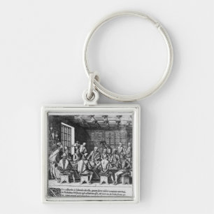 The Story of the Egg of Christopher Columbus Keychain