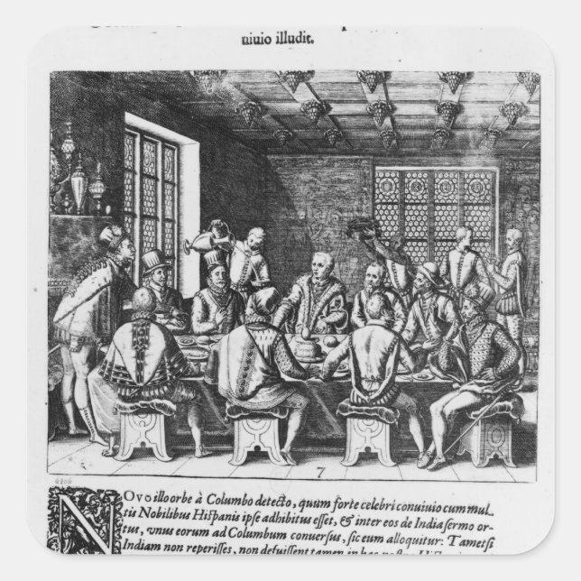 The Story of the Egg of Christopher Columbus Square Sticker (Front)