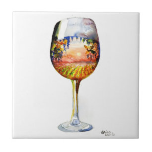 The story of wine ceramic tile