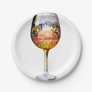 The story of wine paper plates