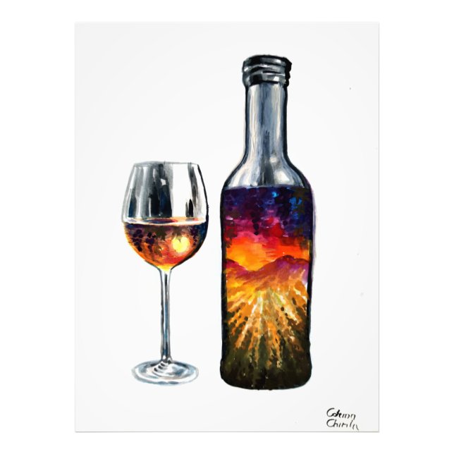 The story of wine  photo print (Front)