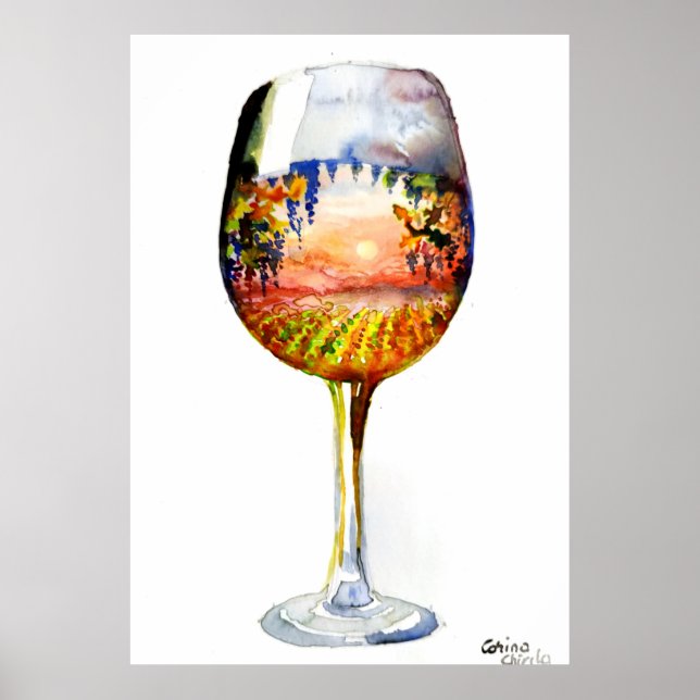 The story of wine poster (Front)