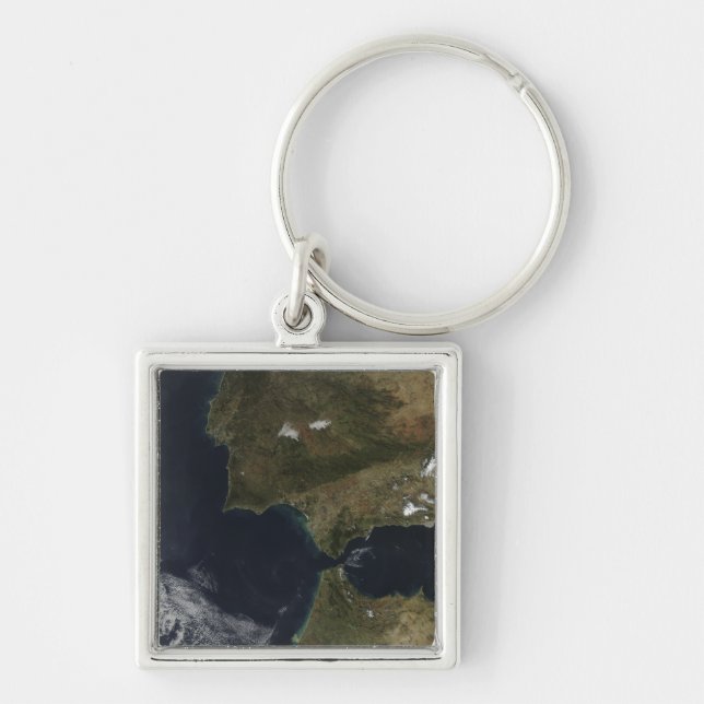 The Strait of Gibraltar Keychain (Front)