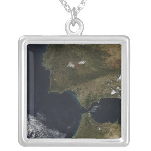 The Strait of Gibraltar Silver Plated Necklace