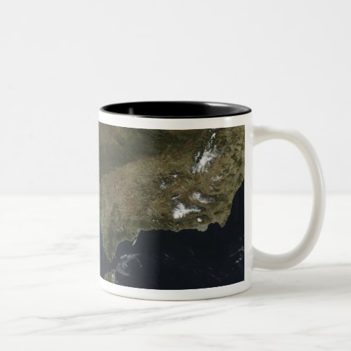 The Strait of Gibraltar Two_Tone Coffee Mug