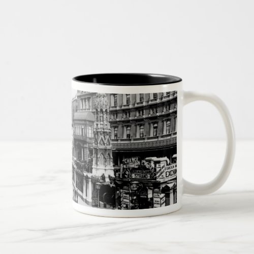 The Strand and Charing Cross Station London Two_Tone Coffee Mug