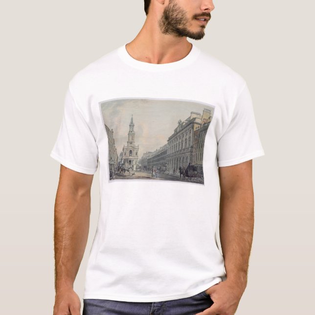 The Strand with Somerset House and St. Mary le Str T-Shirt (Front)