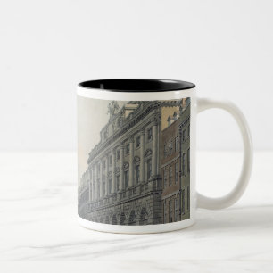 The Strand with Somerset House and St. Mary le Str Two-Tone Coffee Mug